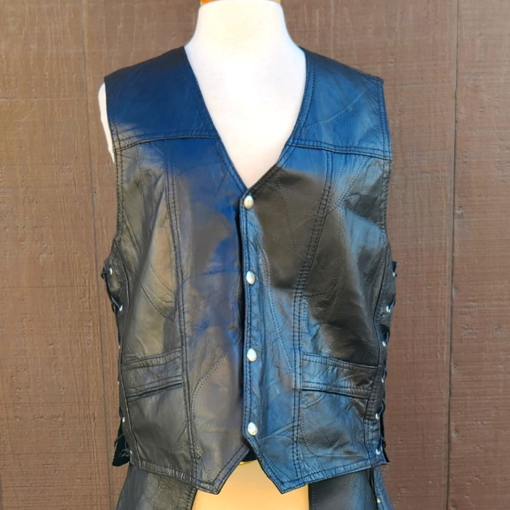 Caribou Creek Lambskin Leather Vest